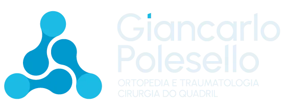 Logo azul com letras brancas do Dr. Giancarlo Polesello